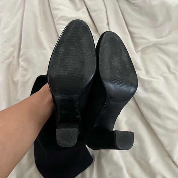 STEVE MADDEN EMOTIONS THIGH HIGH HEELED BOOTS - Picture 8 of 8